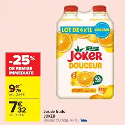 Carrefour Market JOKER Jus de fruits offre