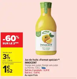 Carrefour Market INNOCENT Jus de fruits Format spécial offre
