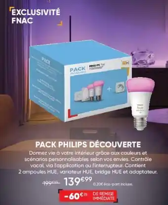 Pack philips découverte