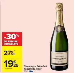 Carrefour Market ALBERT DE MILLY Champagne Extra-Brut offre