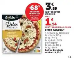 U Express SODEBO Pizza offre