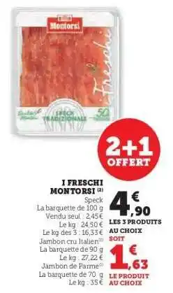 U Express MONTORSI I freschi offre