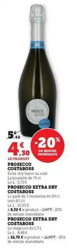 Super U Prosecco Costaross offre