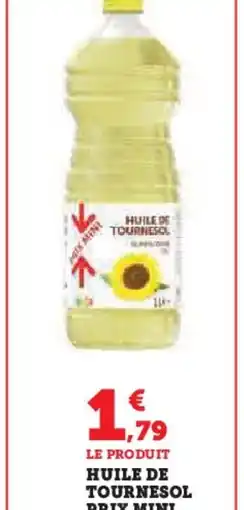 U Express PRIX MINI Huile de tournesol offre
