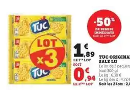Hyper U TUC Original Salé offre