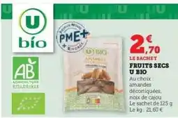 Super U Fruits secs U Bio offre