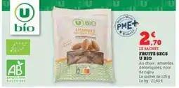 Hyper U Fruits secs U Bio offre