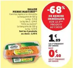 Super U SALADE PIERRE MARTINET offre