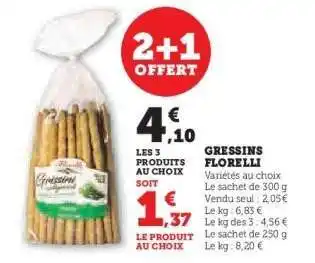 Hyper U FLORELLI Gressins offre