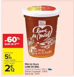 Carrefour Market Miel de Fleurs Lune de Miel offre