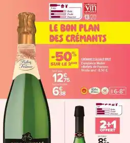 Carrefour CRÉMANT D'ALSACE BRUT offre