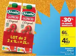Carrefour Market Gazpacho Alvalle L'Original offre
