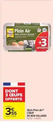 Carrefour Market OEUFS PLEIN AIR offre