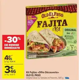Carrefour Market Kit Fajitas Offre Découverte OLD EL PASO offre