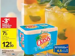 Carrefour BOISSON AUX FRUITS 'OASIS' offre