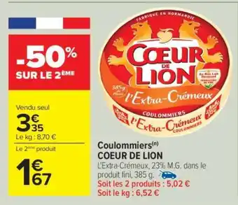 Carrefour Coulommiers Coeur De Lion offre