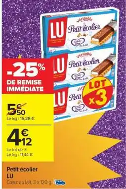 Carrefour Market Petit écolier offre