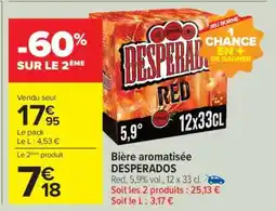 Carrefour Bière Aromatisée Desperados offre