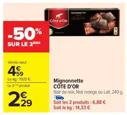 Carrefour MIGNONNETTE 'CÔTE D'OR' offre