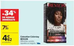 Carrefour Coloration Colorstay REVLON offre