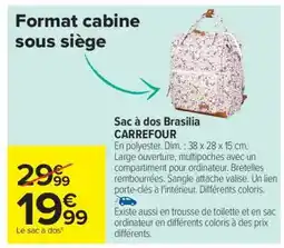 Carrefour Sac à dos Brasilia CARREFOUR offre