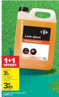 Carrefour Lave-glace démoustiqueur 5 L offre