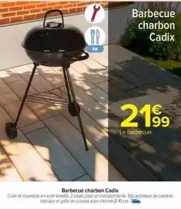 Carrefour Barbecue charbon Cadix offre