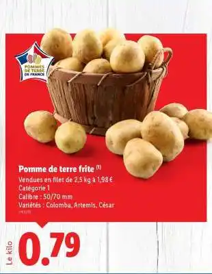 Lidl Pomme de terre frite offre