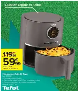 Carrefour Friteuse sans huile Air fryer offre