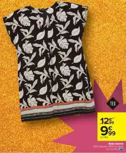 Carrefour Robe femme offre