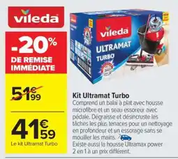 Carrefour Kit Ultramat Turbo offre