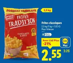 Lidl Frites classiques offre