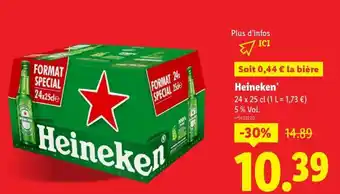 Lidl HEINEKEN offre