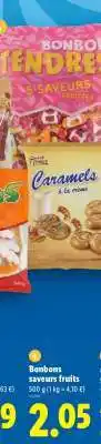 Lidl Bonbons saveurs fruits offre