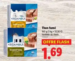 Lidl Thon fumé offre