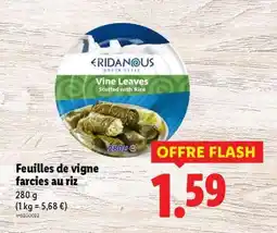 Lidl Eridanous Vine Leaves offre