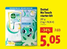 Lidl Dettol No Touch starter kit offre