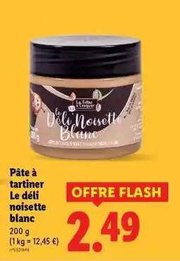 Lidl Pâte à tartiner Le déli noisette blanc offre