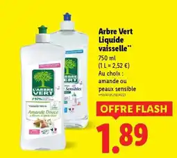 Lidl ARBRE VERT Liquide vaisselle offre
