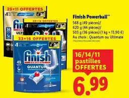 Lidl Finish Powerball offre