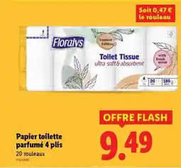 Lidl Papier toilette parfumé 4 plis offre
