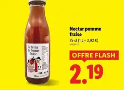 Lidl Nectar pomme fraise offre