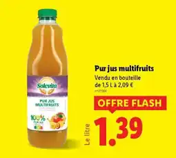 Lidl Pur Jus Multifruits offre