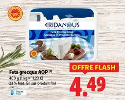 Lidl Feta Grecque AOP offre