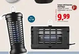 Lidl Lampe anti-insectes électrique offre