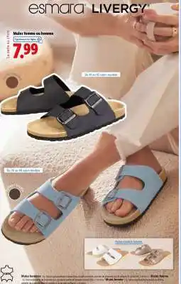 Lidl Mules femme ou homme offre