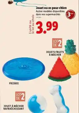 Lidl Jouet ou os pour chien offre