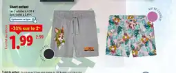 Lidl Short enfant offre