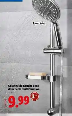 Lidl Colonne de douche avec douchette multifonction offre