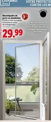 Lidl Moustiquaire de porte en aluminium offre